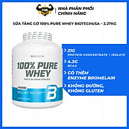 Sữa Tăng Cơ 100% Pure Whey BioTechUSA Hộp 2.27Kg