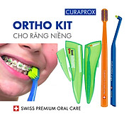 Bộ chăm sóc răng niềng Curaprox Ortho Kit Màu ngẫu nhiên
