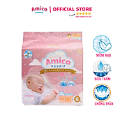 5 miếng tã dán Amico siêu mềm mỏng nội địa Nhật Size NB S M L