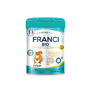 Sữa công thức FRANCI BIO GOLD 0+ lon 800g Hỗ trợ tiêu hóa Tăng cường hấp