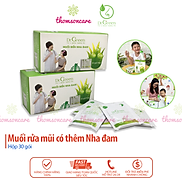 Muối Rửa Mũi Dr Green - Có thêm nha đam- Làm sạch bụi bẩn, vi khuẩn