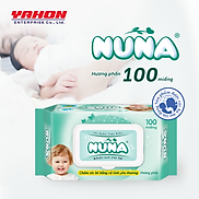 Bao Khăn Ướt Em Bé NUNA Hương Phấn 100 miếng Bao