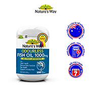 Viên Uống Dầu Cá Nature s Way Odourless Fish Oil Tăng Cường Sức Khoẻ Tự