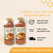 Combo 2 Chai Mật Ong Hoa Cà Phê Nguyên Chất Bảo Uyên 100% Tăng Cường Sức