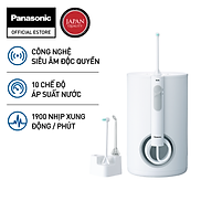 Máy tăm nước Panasonic EW1613W451- Công nghệ siêu âm 10 mức điều chỉnh