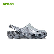 Giày lười unisex Crocs FW Classic Clog U Marbled Light Grey Multi - 206867