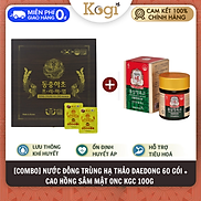 COMBO 1 hộp 60 gói Nước đông trùng hạ thảo Hàn Quốc Premium Daedong + 1