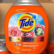 Viên giặt xả tide pods 4 in 1 hương downy 104 viên nhập khẩu mỹ