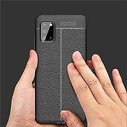Ốp lưng cho Oppo A92 silicon giả da, chống sốc Auto Focus - Hàng chính hãng
