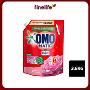 Nước giặt Omo matic Comfort hoa hồng ecuador túi 3.6kg - 3532889