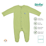 Bộ liền thân, bodysuit liền tất dài tay cho trẻ sơ sinh nhiều màu sắc Boube