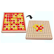 Bộ trò chơi Sudoku và Caro đa năng 2 in 1 bằng gỗ