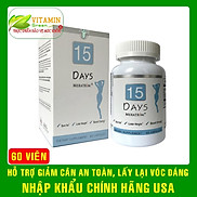 Viên uống giảm cân an toàn 15 Days Meratrim 60 viên hỗ trợ giảm béo từ