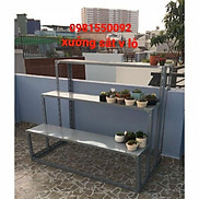 Kệ Sắt Bậc Thang 3 tầng .Kích Thước Dài 0.6m 0.8m 1M 1,2M 1,5M