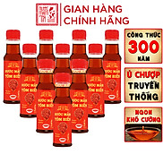 Lốc 10 chai Nước mắm tôm biển Làng Chài Xưa Hồng Ngọc Đại Dương 125ml chai