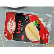 PHÔ MAI LÁT PRESIDENT - EDAM CHEESE NATURAL SLICE 6 SLICES 150G