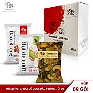 HỘP 9 GÓI HEALTHY MIXED NUTS DELUXNUTS