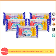 COMBO 5 GÓI KEM ĐÁ SNOWFALL COCON 480ML