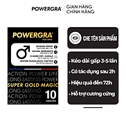 Viên uống tăng cường sinh lý nam giới Powergra For Men Super Gold Magic -