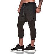 Quần Tập Gym Nam 2 Lớp Kết Hợp Legging Chuyên Nghiệp - Quần Bóng Rổ