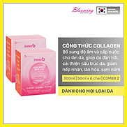 Combo 4 hộp nước uống Collagen Vitamin C sáng da InnerB Glowshot 50mlx6