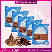 Combo 5 Gói Bột Làm Kem Tươi ThucPham.Com Vị Chocolate- Túi 1kg