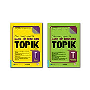 Bộ sách Cẩm nang luyện thi năng lực TOPIK Tập 1 + 2 có CD