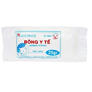 0095447 Bông gòn y tế Bảo Thạch Gói 25g