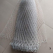 Lưới sợi dù bẹo keo chắc chắn làm vợt đựng cá