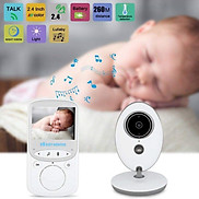 Máy báo khóc kiểm soát nhiệt độ có chế độ quay ban đêm Baby Monitor 2.4Ghz