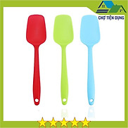 Spatula Cây Vét Bột Phới Trộn Bột Dạng Thìa Nhà Bếp Bằng Silicon Chịu