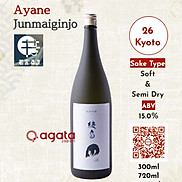 Rượu Sake Nhật Bản Ayane Junmai Ginjo 720ml