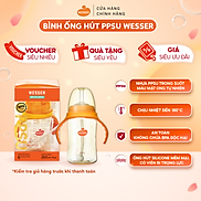 Bình Ống Hút PPSU Wesser 260ml