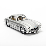 Mô Hình Xe Mercedes-Benz 300Sl 1954 Silver 1 24 Bburago-MH18-22023