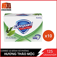 COMBO 10 bánh Safeguard Thảo mộc Xanh 125gX10