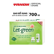 Bao Giấy Bổ Sung Đa Năng LET-GREEN 10 21cm 700 Tờ Bao