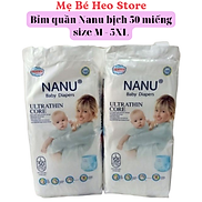 Bỉm Tã quần Nanu bịch 50 miếng size M - 5XL