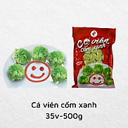 Cá viên cốm xanh 35v - 500g