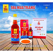 Thùng 6 chai Nước mắm Nhỉ Cá cơm, 40 độ đạm, 584 Nha Trang