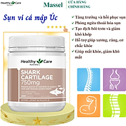 Sụn vi cá mập Úc Healthy Care Shark Cartilage 750mg tăng sức khỏe xương