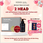 Bộ quà tặng nam giới 2 HEAD - Gel vệ sinh nam giới Sanda Perfume 100ml &