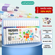 Bút Màu marker Acrylic sơn đánh dấu Lalunavn nhiều mực hơn 50% bộ 12 24 36