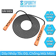 Dây Nhảy Tốc Độ WARRIOR Thương Hiệu SPORTY, Hỗ Trợ Tập Thể Lực, Thể Dục