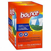 Giấy thơm và làm mềm Vải Bounce Outdoor Fresh 160 tờ X 2 hộp - Canada