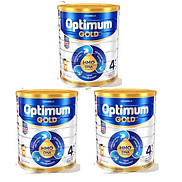 Combo 3 lon Sữa bột OPTIMUM GOLD Step 4 - Hộp thiếc 1,450g dành cho trẻ