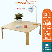 Bàn Trà Sofa Bằng Gỗ Chân Gập C Table Nội Thất Kiểu Hàn BEYOURs