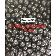 Bi thủy tinh màu đen nhỏ 14mm - 210 viên