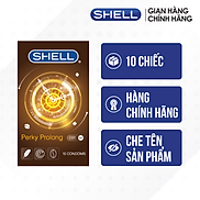 Hộp 10 cái Bao cao su Shell Perky Prolong kéo dài thời gian, hương cà phê