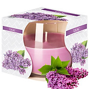 Ly nến thơm tinh dầu Bispol Lilac 100g QT024457 - hoa tử đinh hương