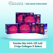 Combo 5 Hộp Nước Uống Đẹp Da Collagen S Select Nhật Bản Liệu Trình Trẻ Hóa